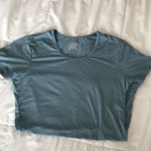 32 degrees Cool, size small, light blue top.